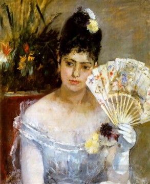 Berthe Morisot Painting - At the Ball Berthe Morisot